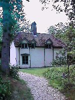 Rear of Clouds Hill Cottage, Dorset, England, UK